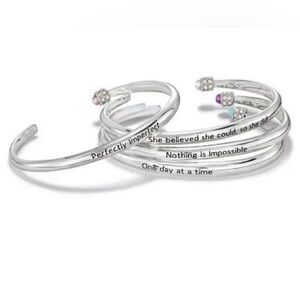 Avon Inspirational cuff Nothing is Impossible bracelet